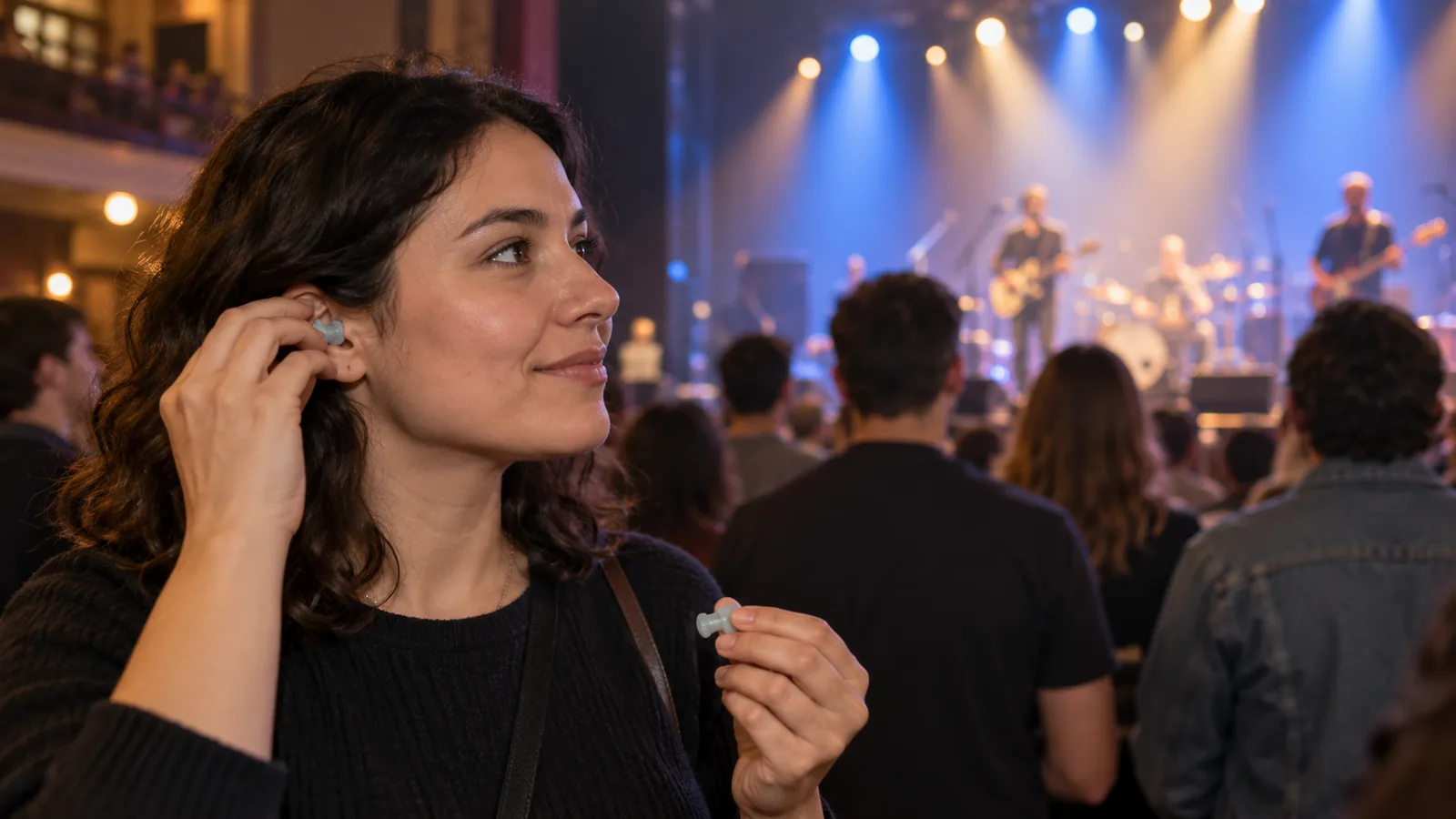 Korvatulppa konsertissa