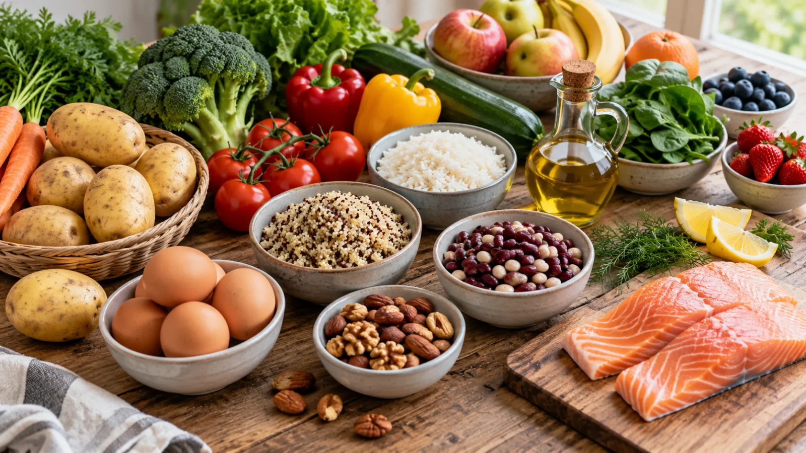 Naturligt glutenfri fødevarer