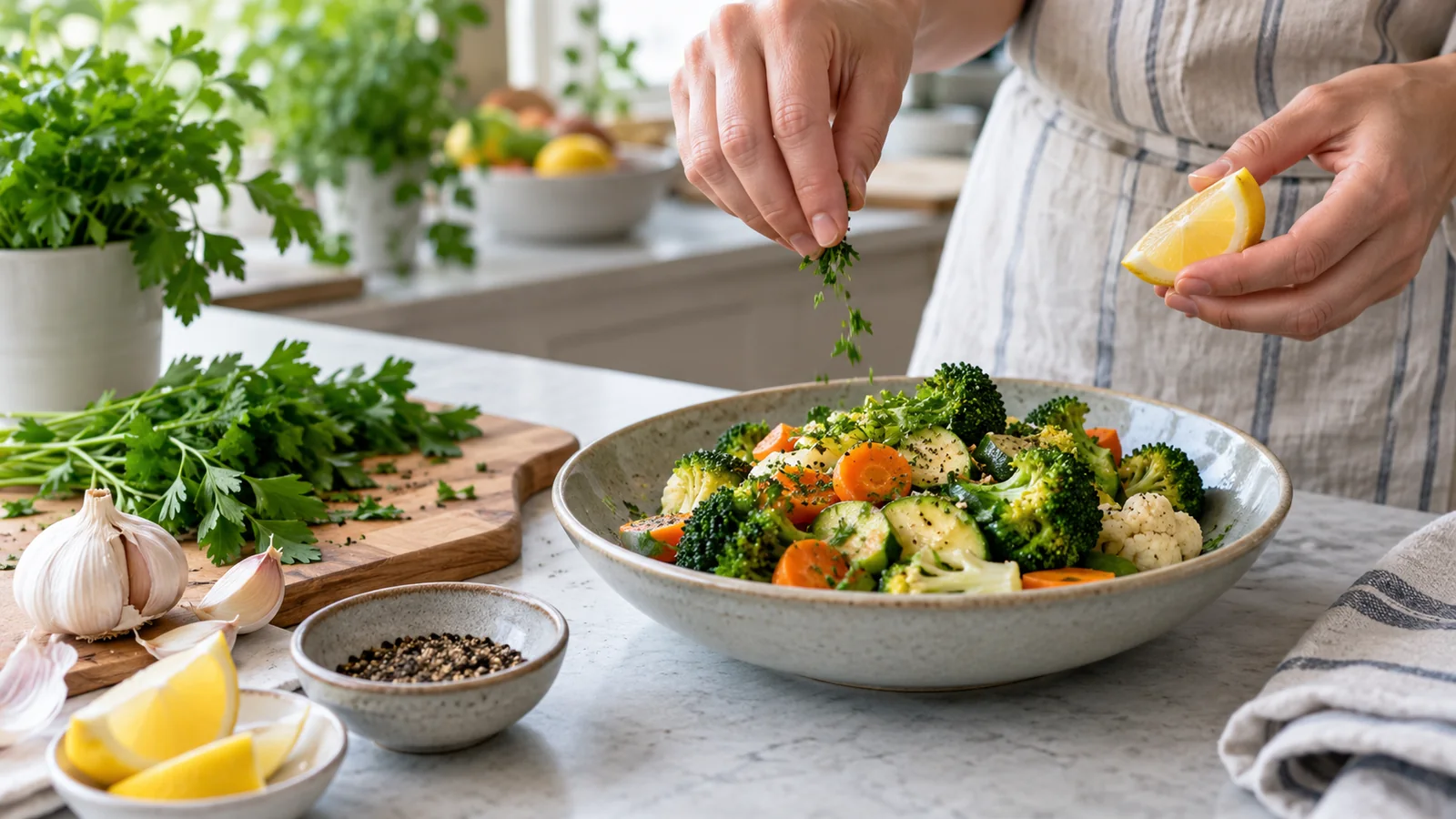Matlagning med kryddor i stället för salt
