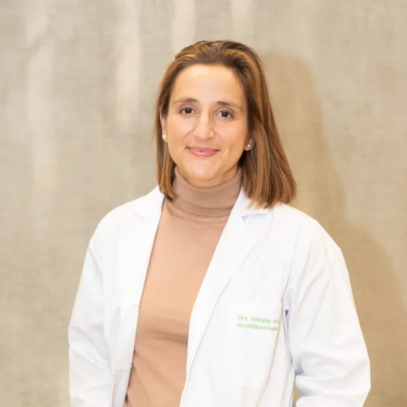 Dr. Nekane Arias, ENT specialist at MediBilbao Salud