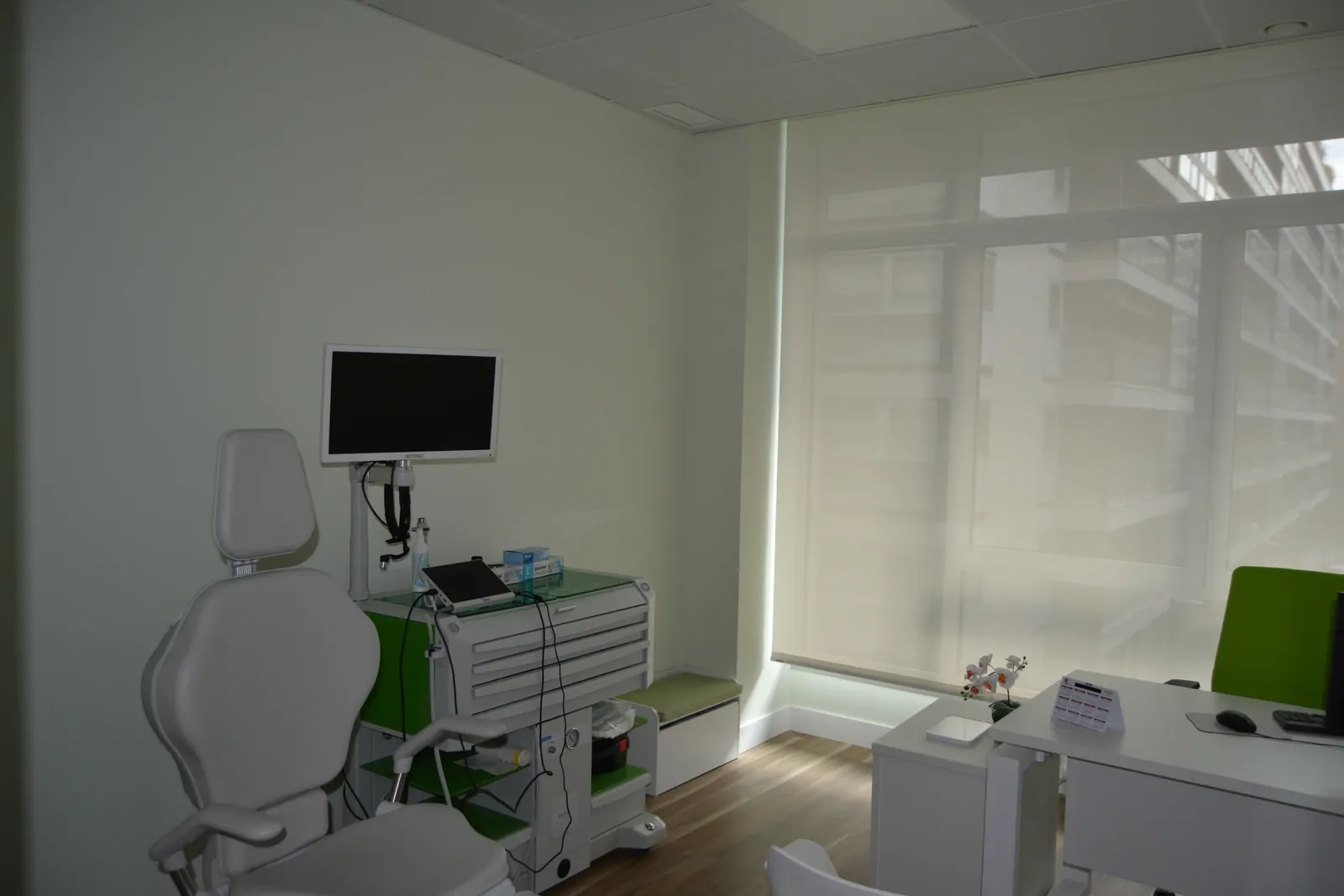 In einem Sprechzimmer von MediBilbao Salud