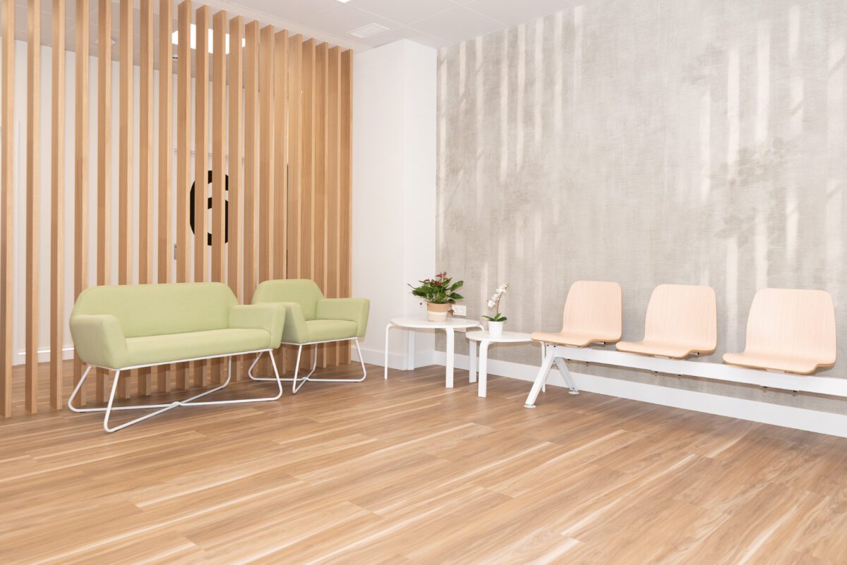 Sala de espera de MediBilbao Salud