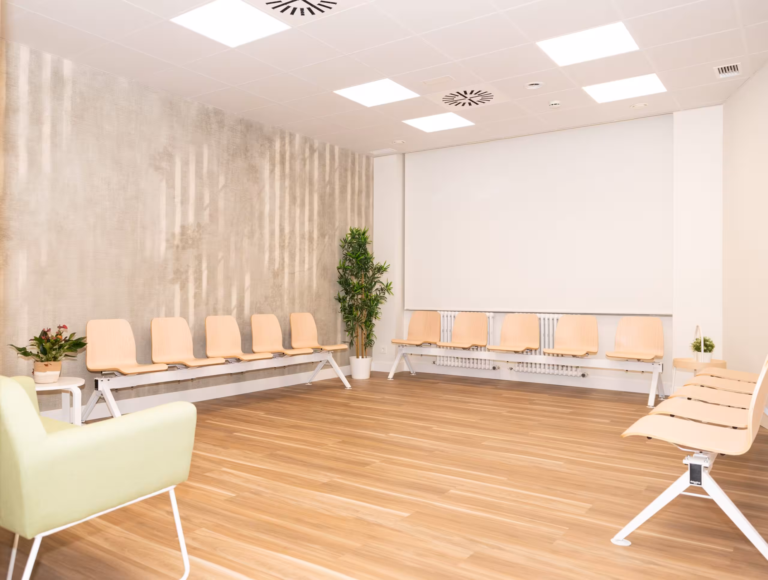 Sala de espera de MediBilbao Salud