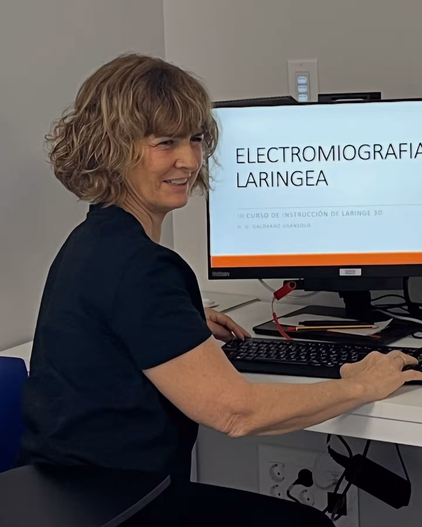 Curso de Electromiografía Laríngea en Hospital de Galdakao